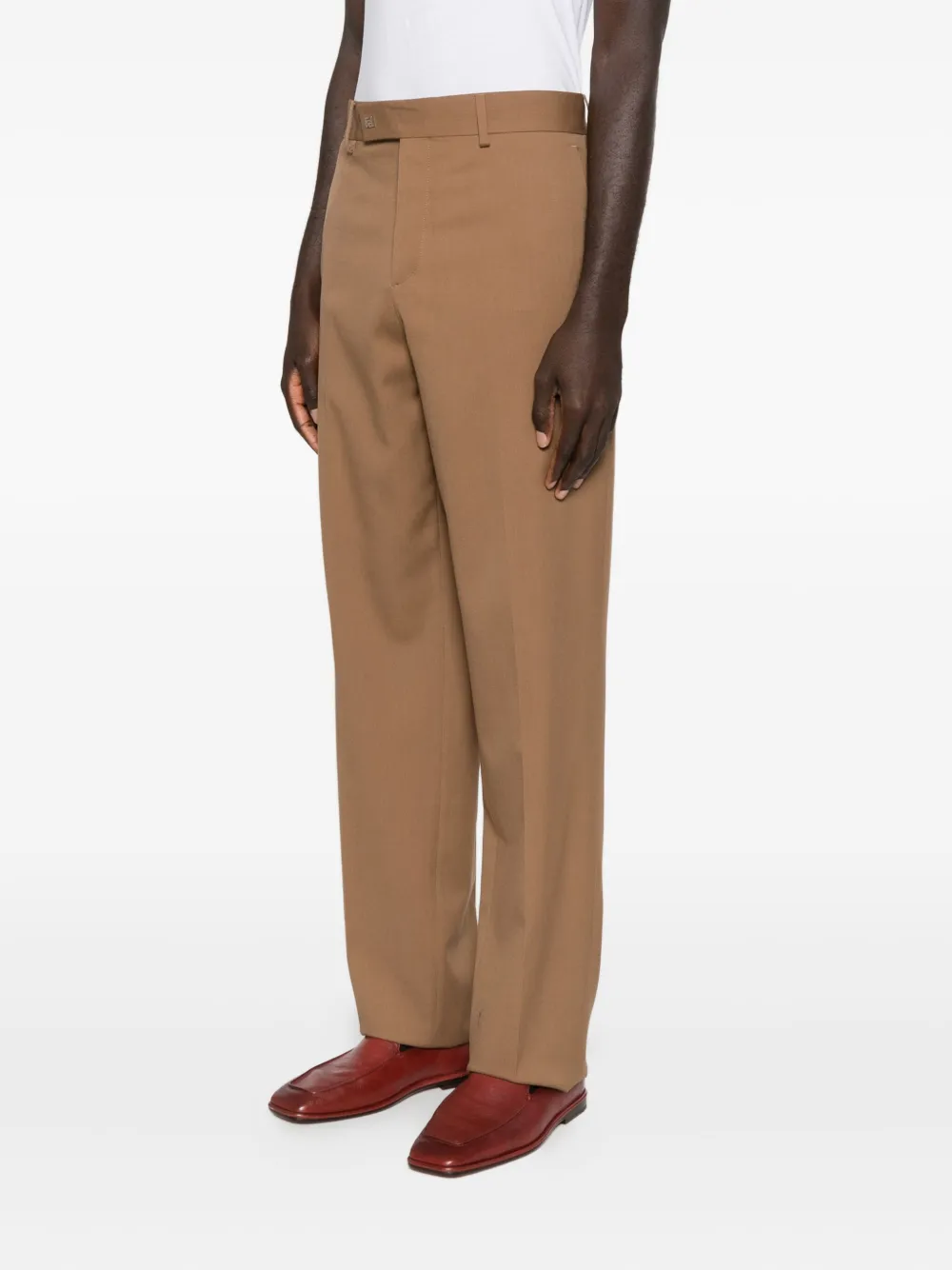 Fendi Straight-leg Trousers - Brown 