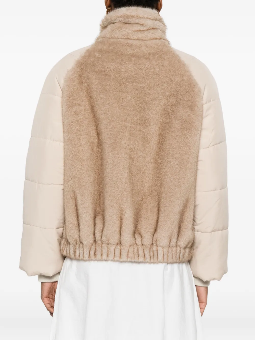 Antonelli Quilted Jacket In Neutral