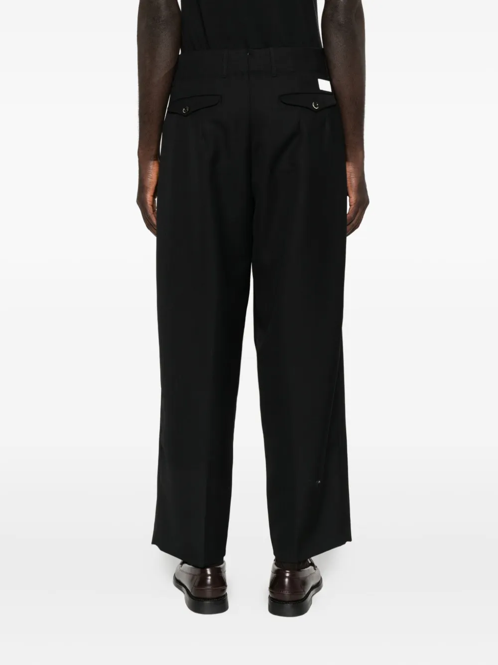 Nine In The Morning Broek met geplooide voorkant Zwart