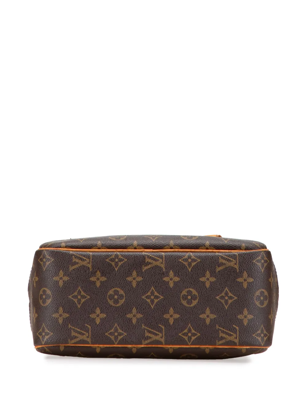 Pre-owned Louis Vuitton 2003 Monogram Cite Mm Shoulder Bag In Brown