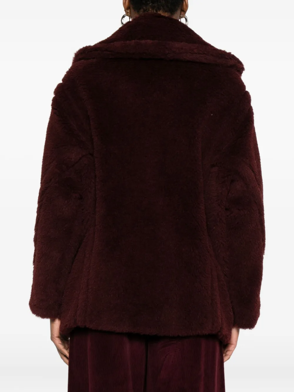 Max Mara Double-breasted Jacket In Black