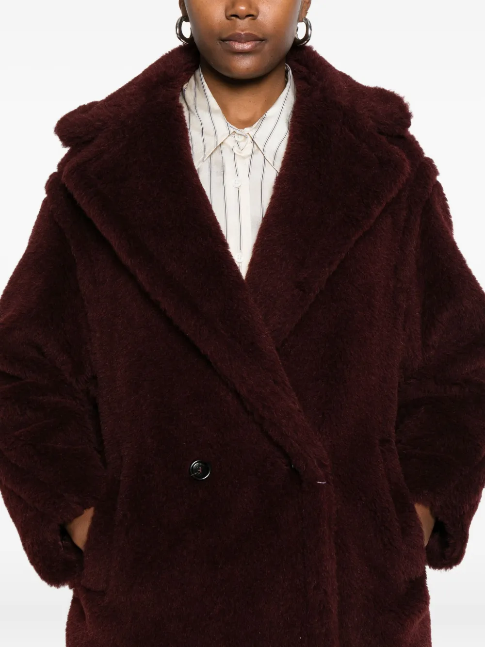 Max Mara Double-breasted Jacket In Black
