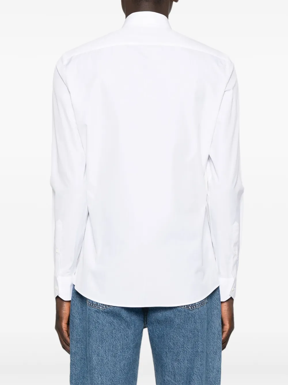 FENDI Overhemd met logoplakkaat Wit