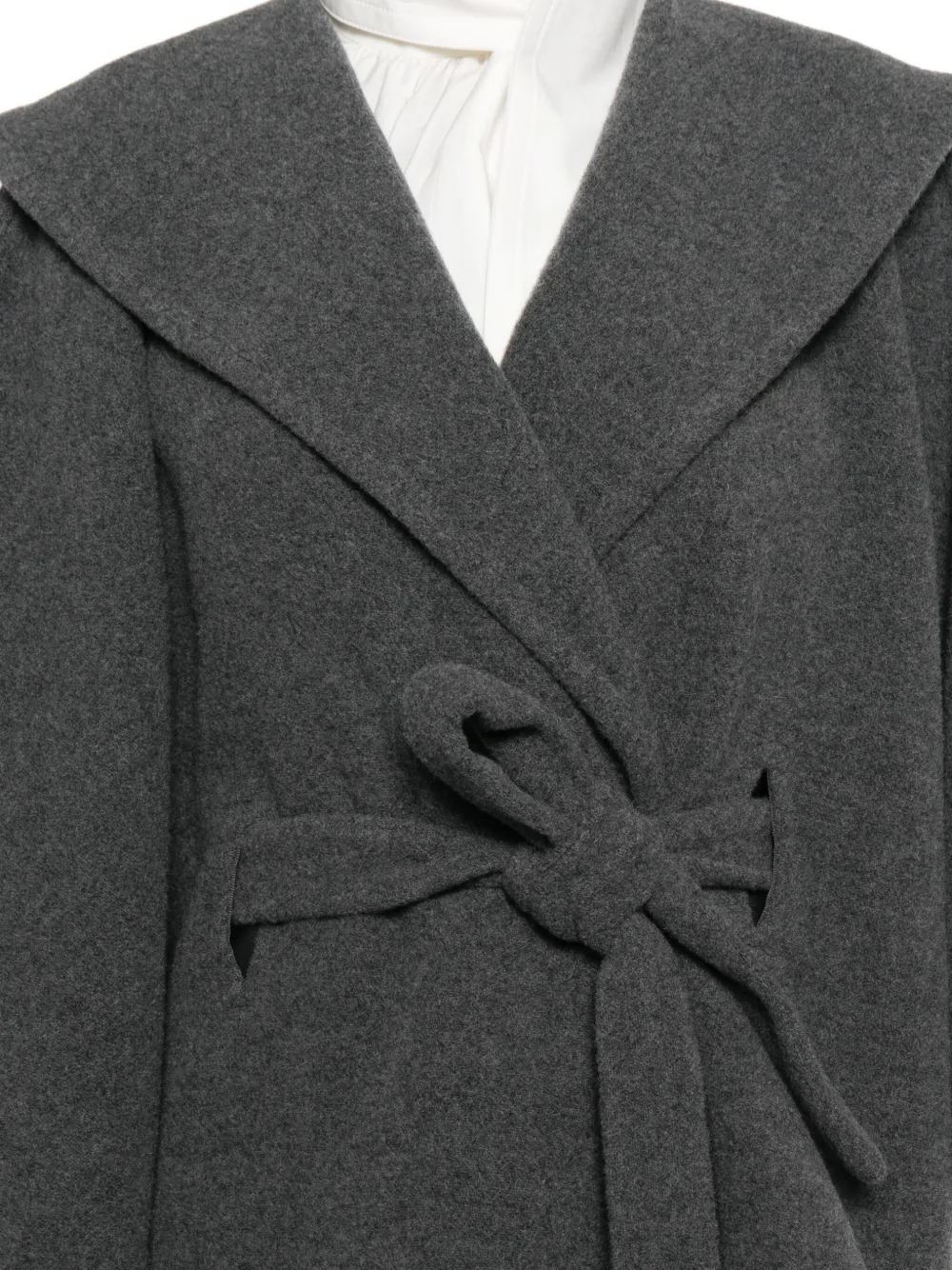 Dondup Belted Jacket In Gray