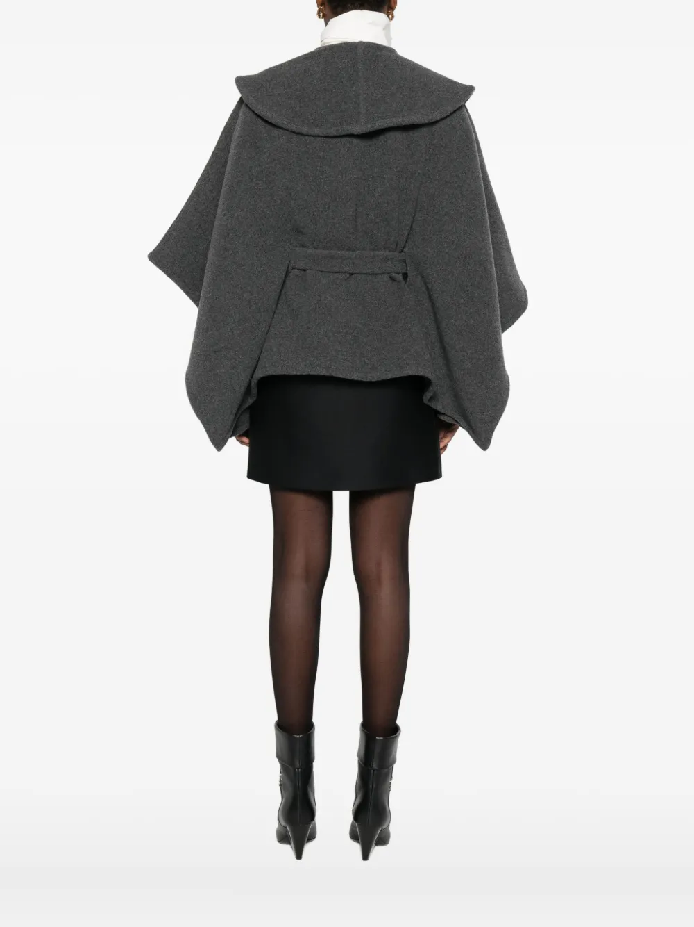 Dondup Belted Jacket In Gray
