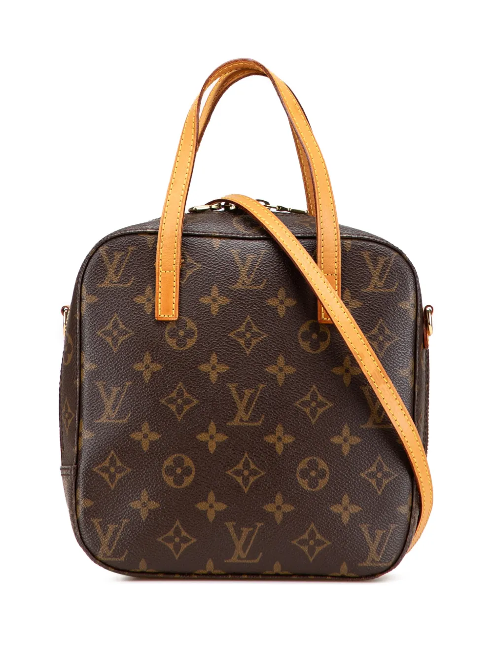 Louis Vuitton Pre-Owned 2002 モノグラム スポンティーニ サッチェルバッグ - ブラウン Louis Vuitton Pre-Owned 2002 モノグラム スポンティーニ サッチェルバッグ - ブラウン