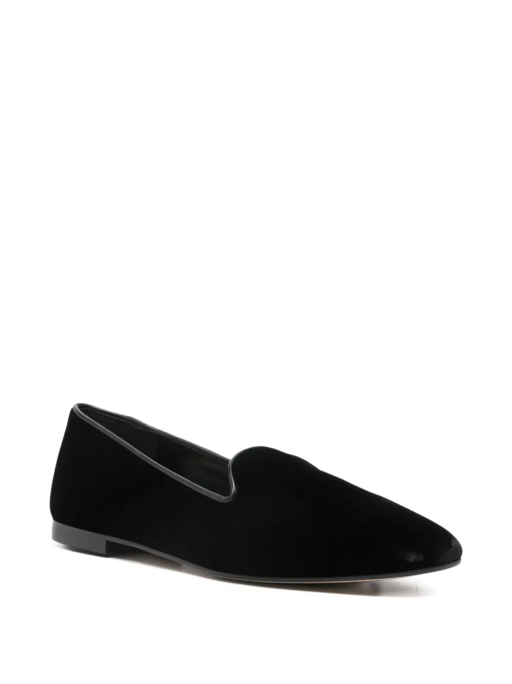 Arteana Fluwelen ballerina's - Zwart