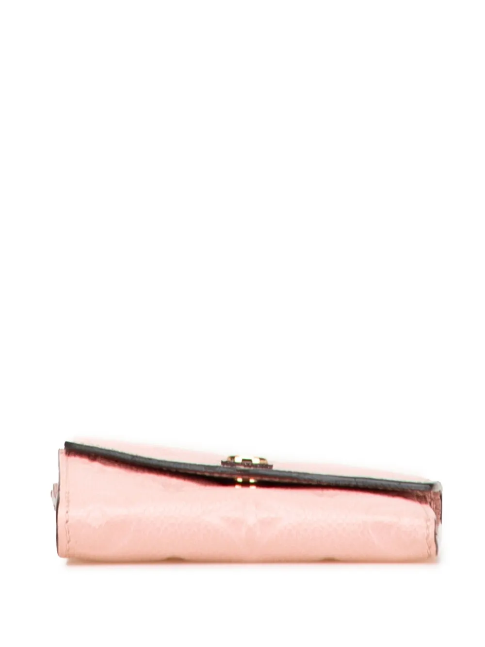Pre-owned Louis Vuitton 2019 Monogram Empreinte Zoe Wallet Small Wallets In Pink