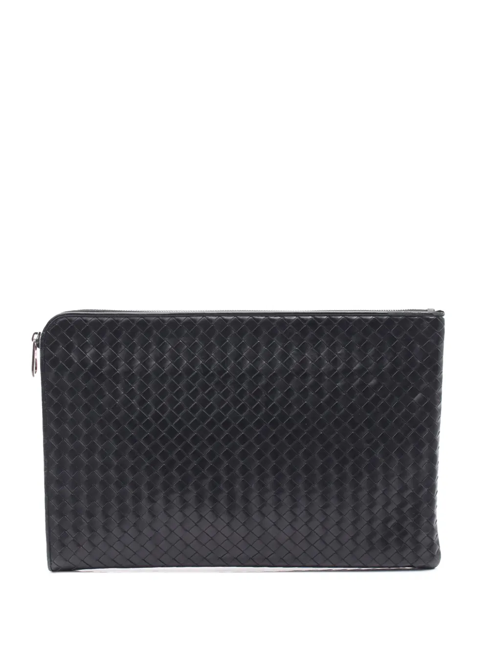 Bottega Veneta Pre-Owned 2012-2025 レザー イントレチャート クラッチバッグ - ブラック Bottega Veneta Pre-Owned 2012-2025 レザー イントレチャート クラッチバッグ - ブラック