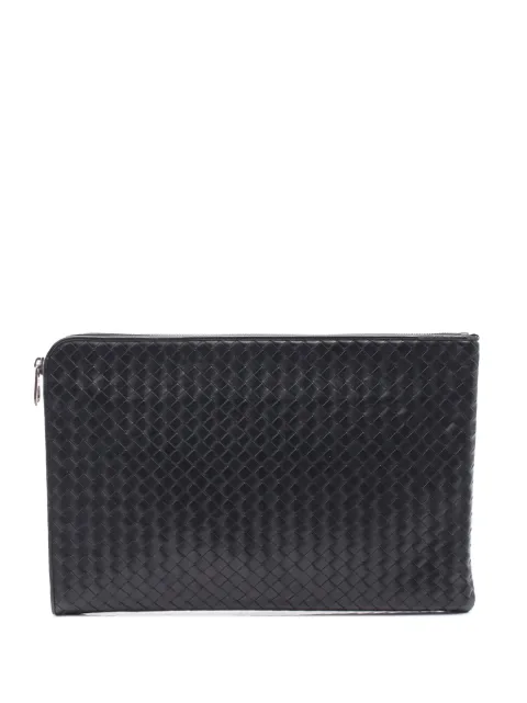 Bottega Veneta Pre-Owned 2012-2025 Leather Intrecciato clutch bag