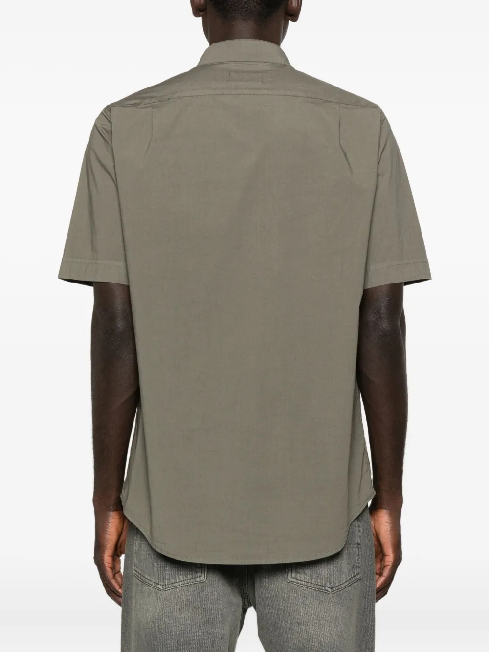 Magliano Overhemd met knoopsluiting en korte mouwen Groen