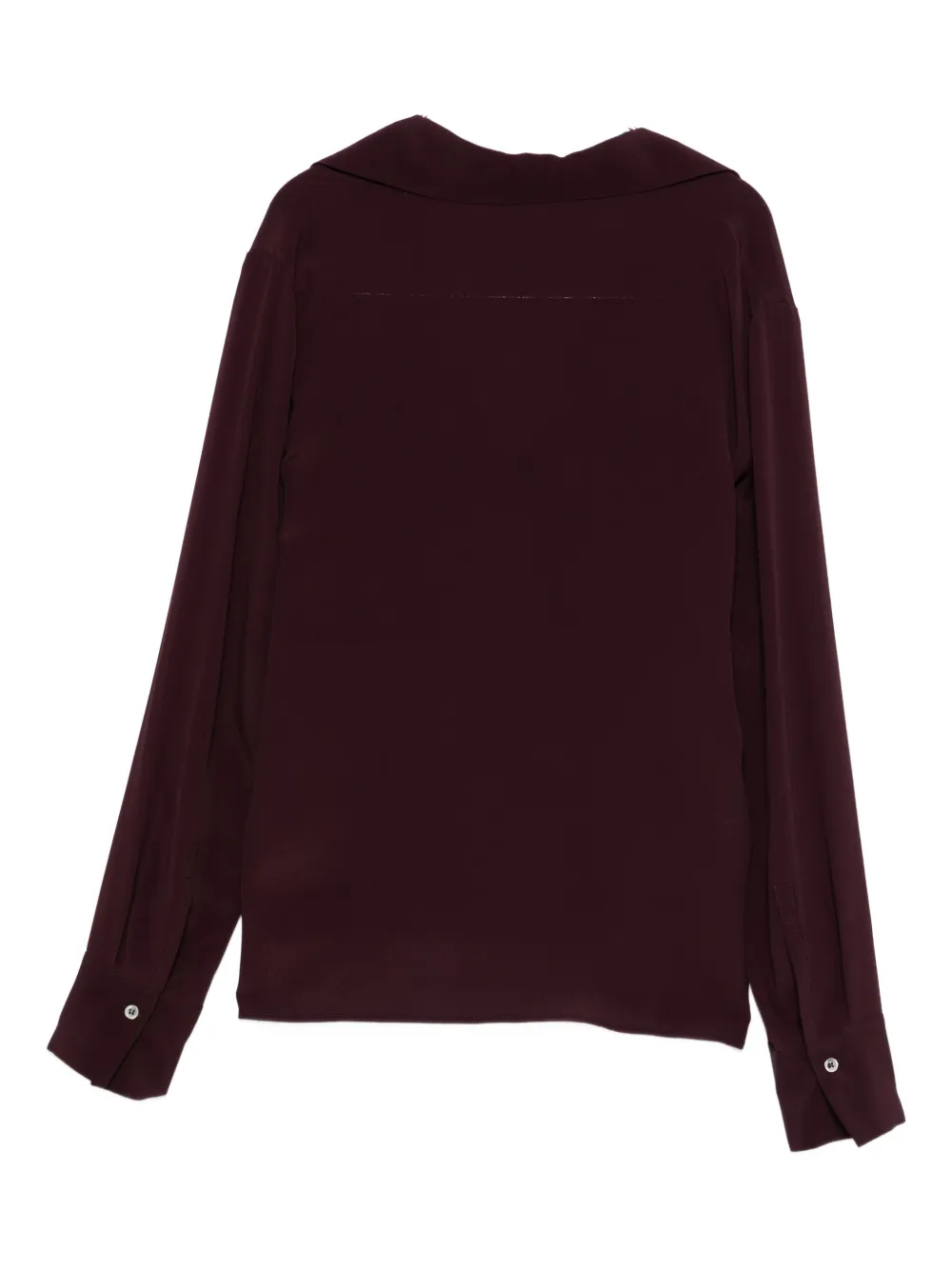 Blanca Vita V-neck long-sleeve top - Rood