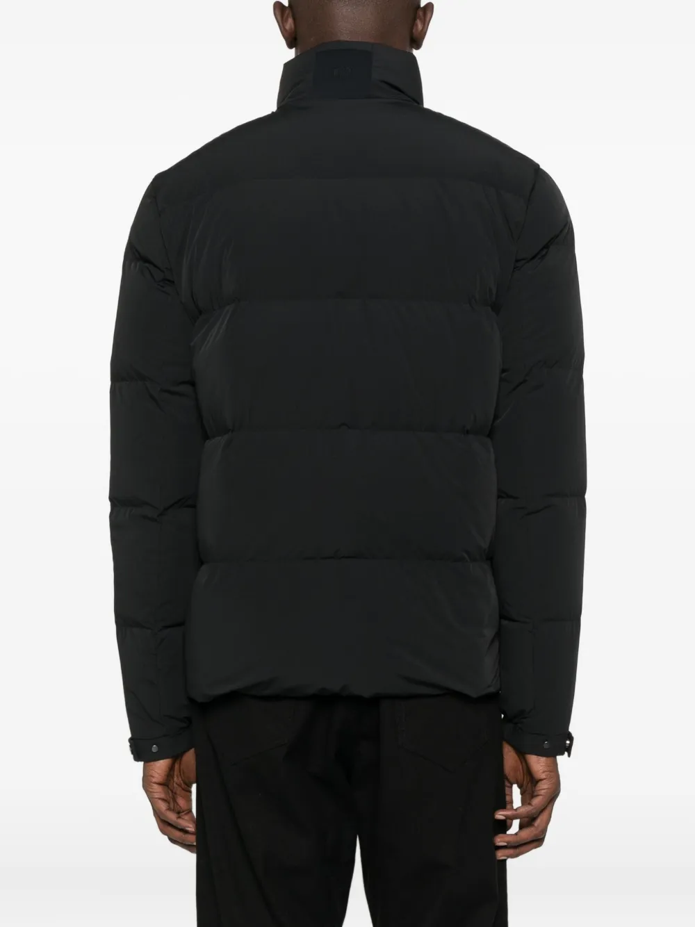 Duno Quilted Zip-front Jacket In Black