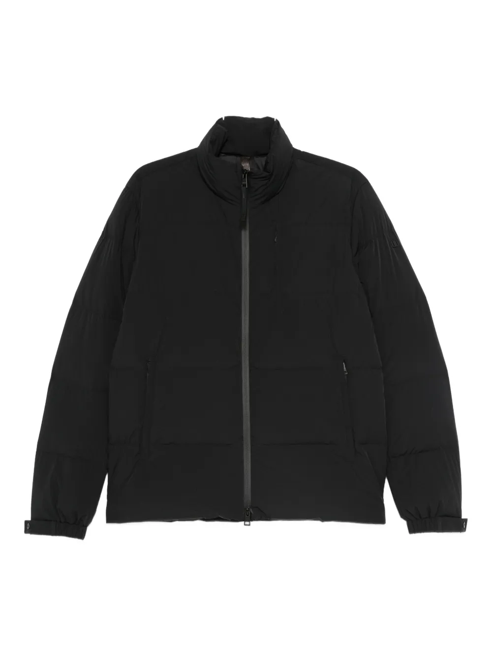 Duno Quilted Zip-front Jacket In Black