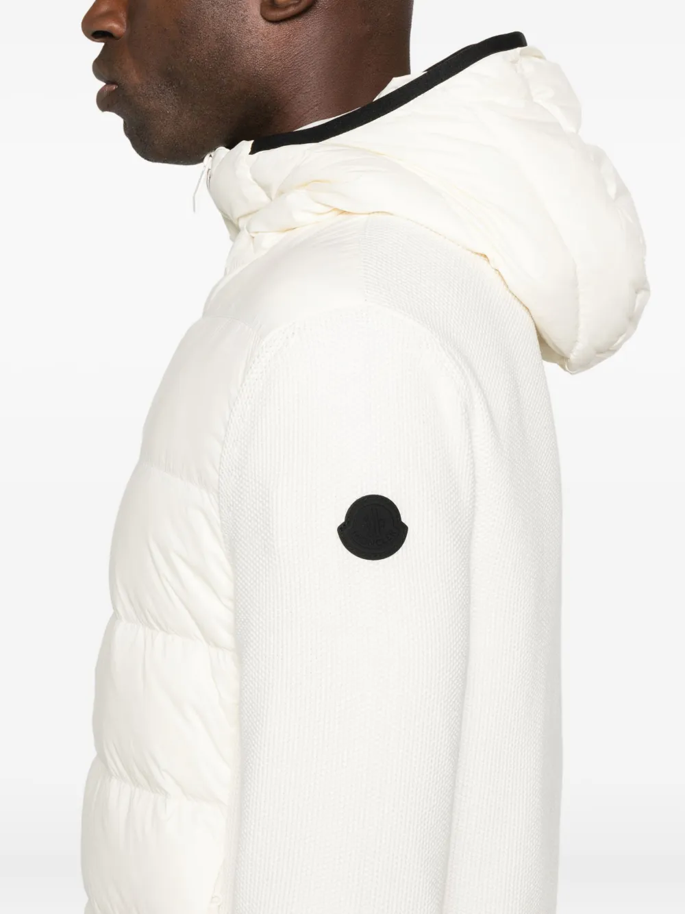 Moncler Erdon gewatteerd jack met capuchon 31 WHITE