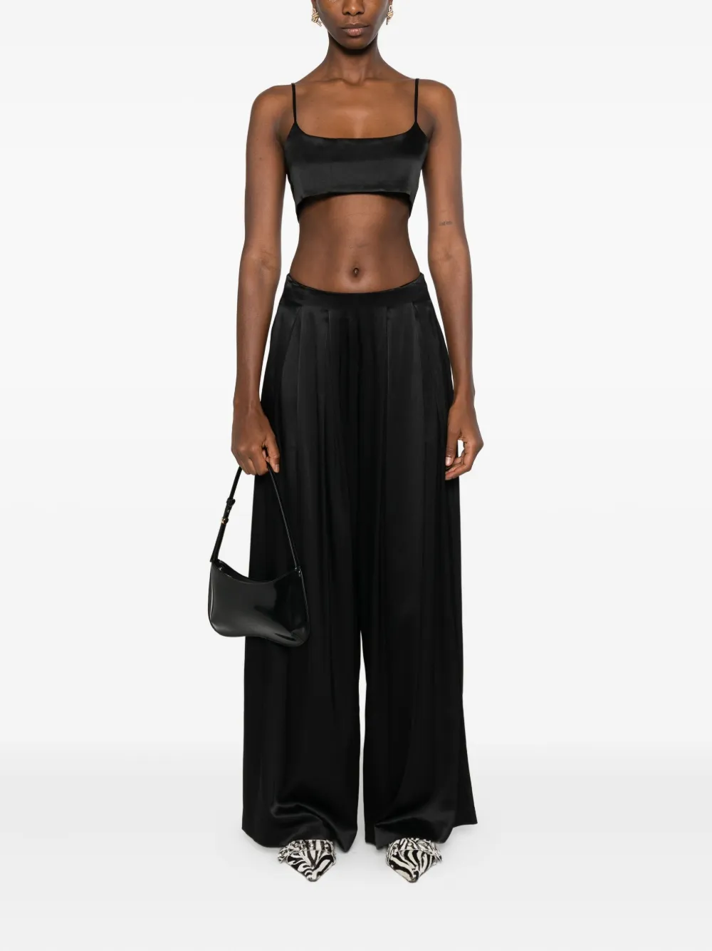 Danamè Buckle-fastening Top In Black