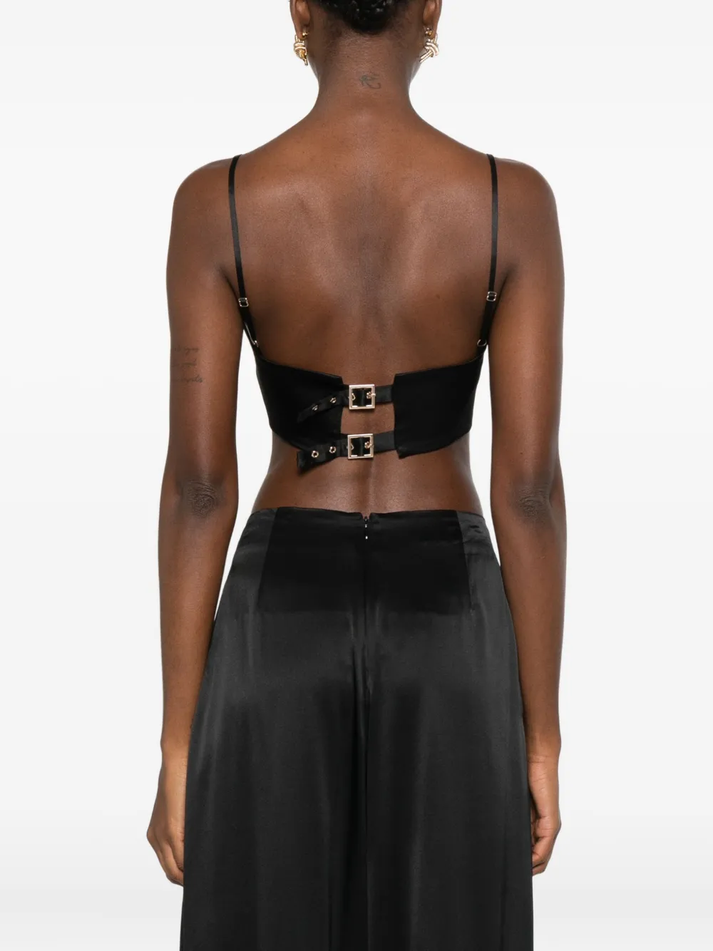 Danamè Buckle-fastening Top In Black