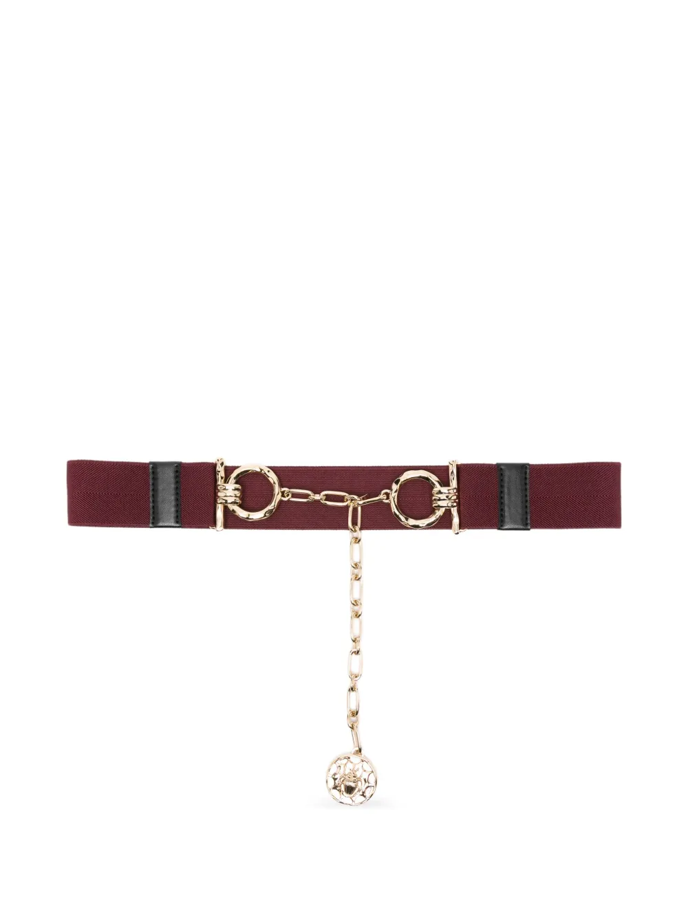 La Doublej Chain-embellished Belt In Red