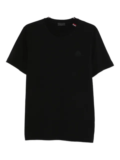 Moncler playera manga corta con detalle de rayas