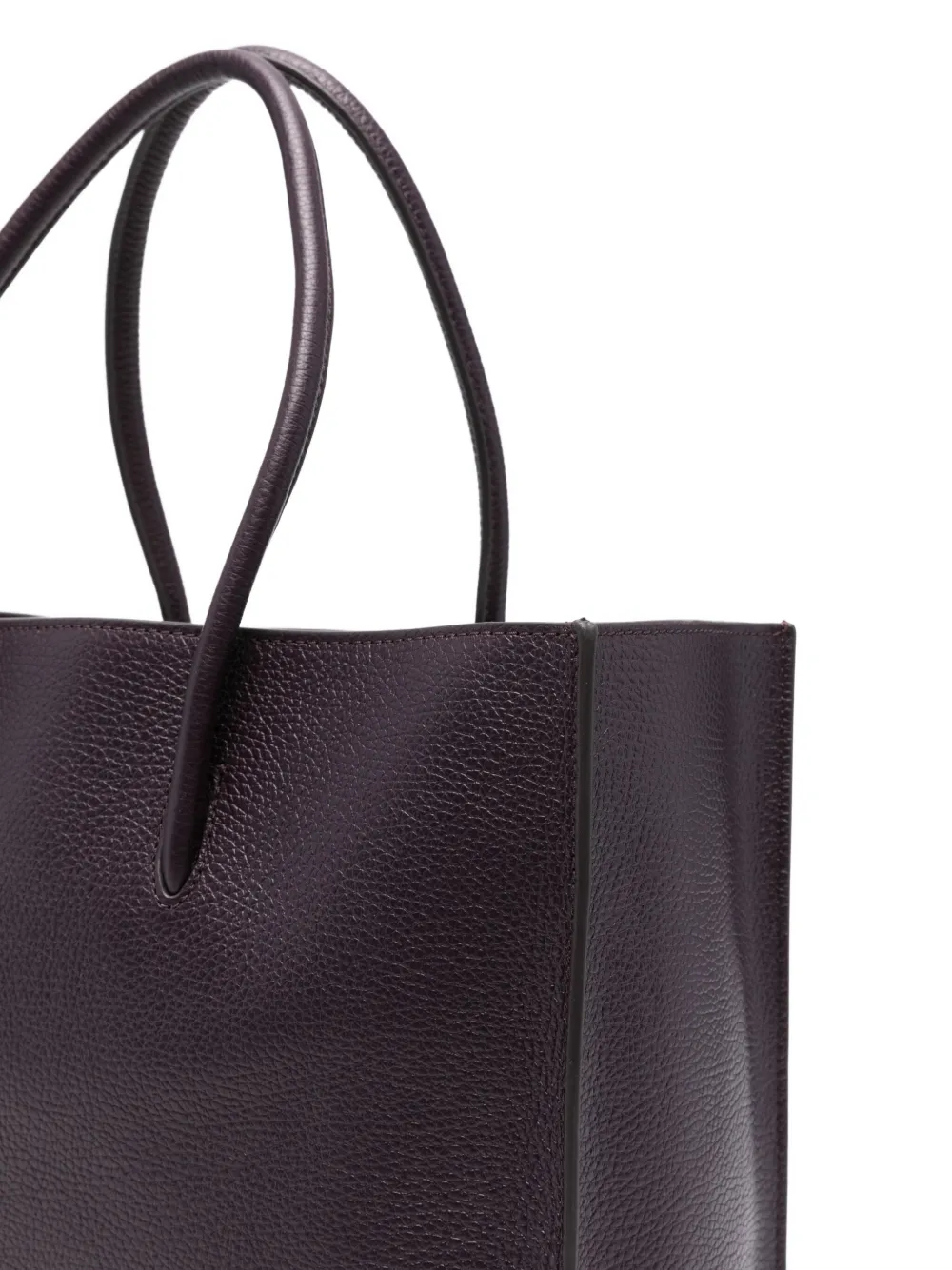 Coccinelle Large Myrtha Embossed-logo Tote Bag In Brown