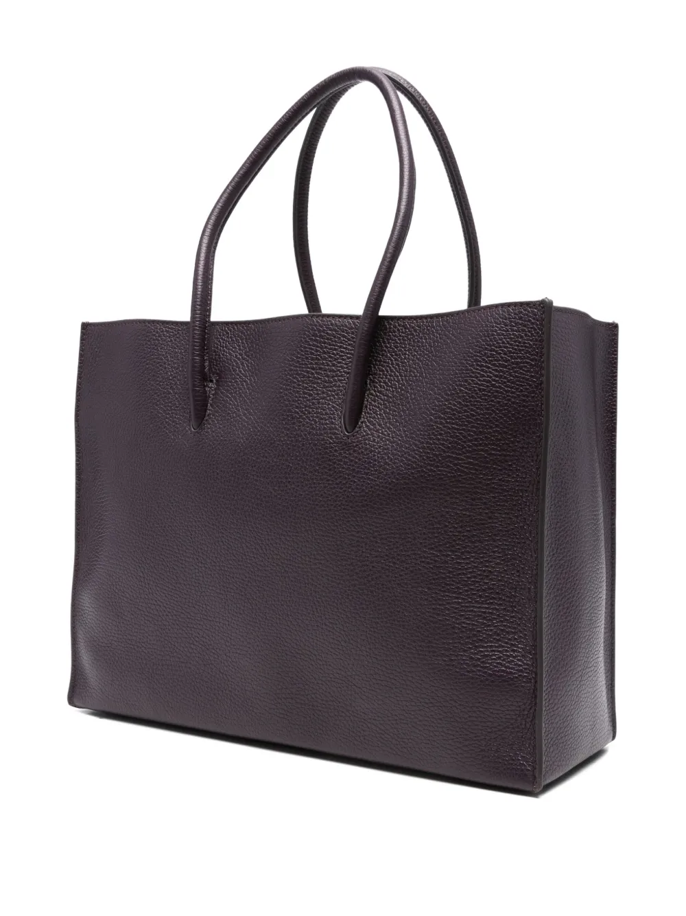 Coccinelle Large Myrtha Embossed-logo Tote Bag In Brown