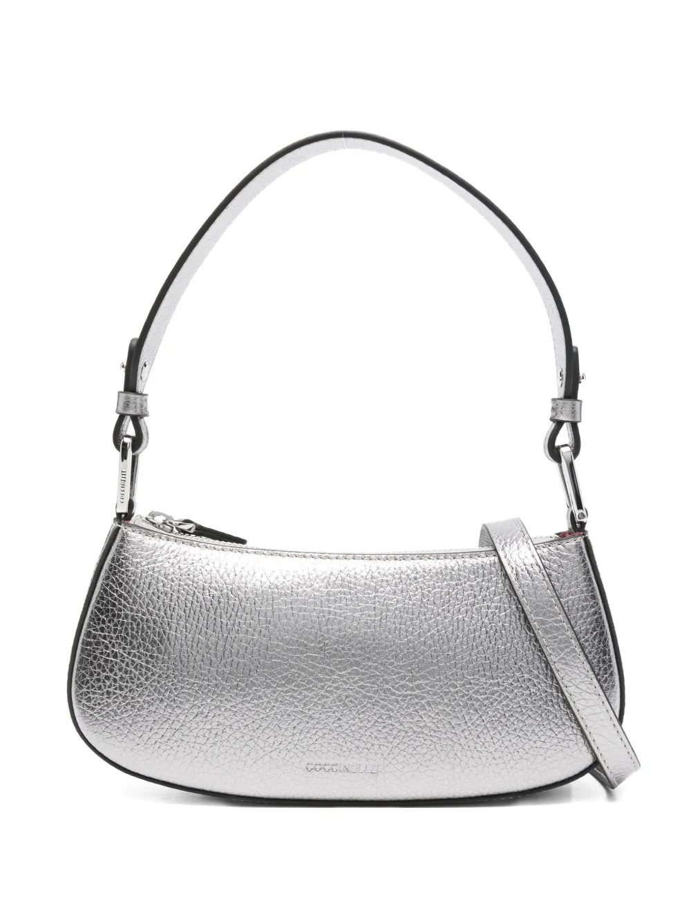Coccinelle Merveille metallic-effect shoulder bag | Grey | Image 1