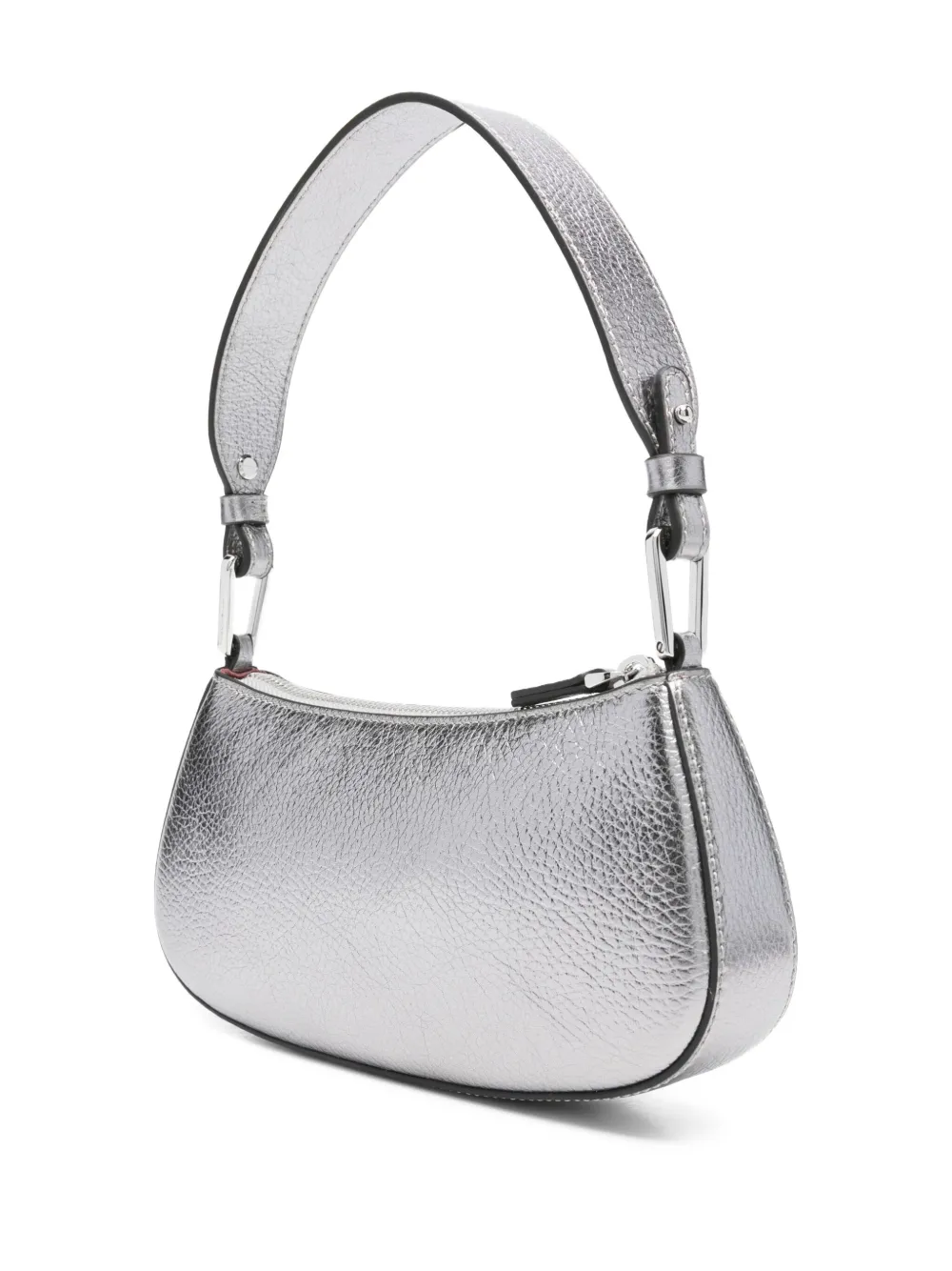 Coccinelle Merveille schoudertas met metallic-effect Grijs