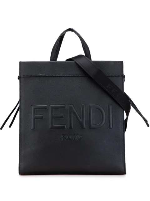 Fendi Pre-Owned 2010-2025 Medium Leather Roma Go To Shopper satchel