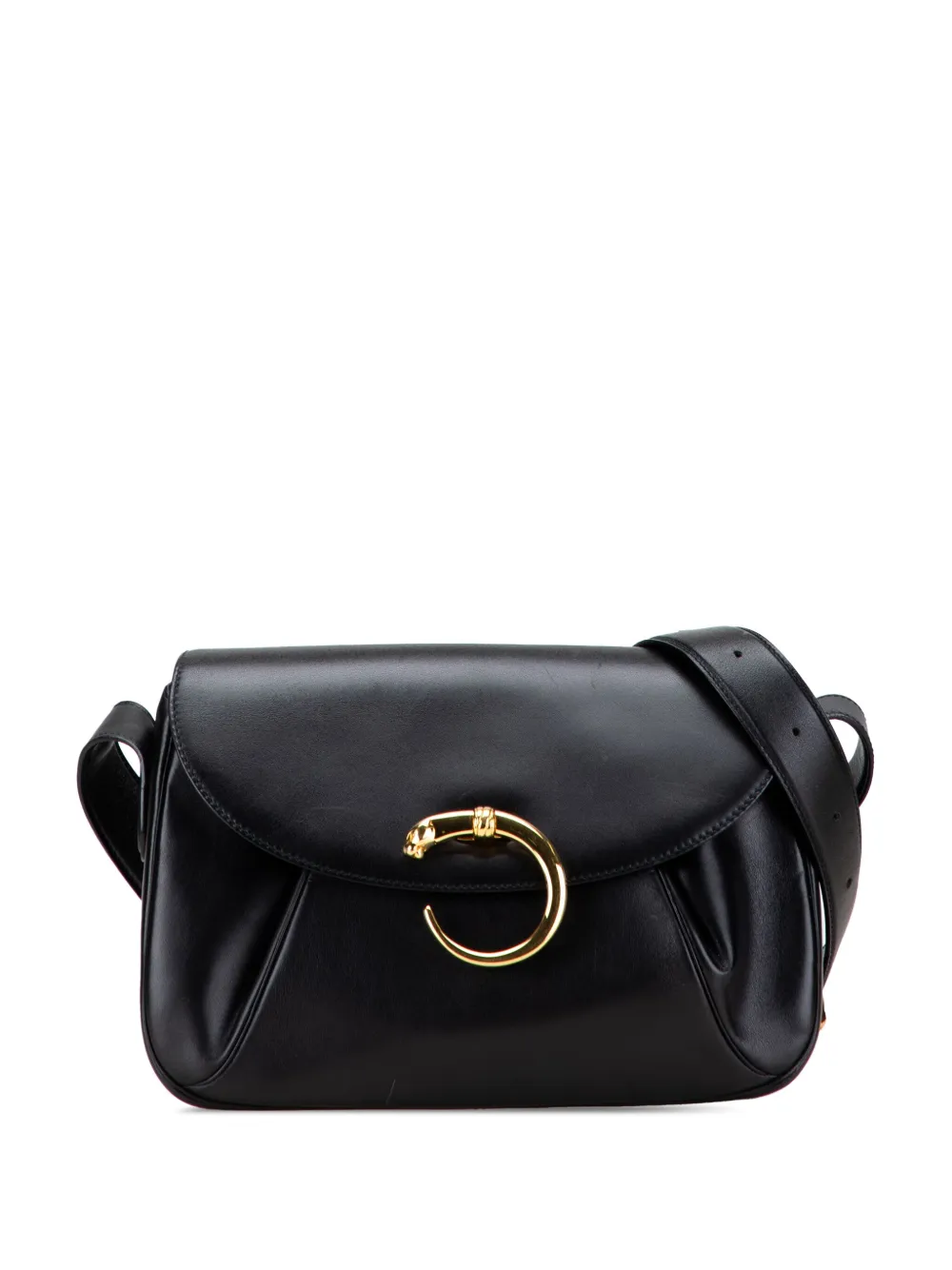 Cartier 1990-2025 Leather Panthere crossbody bag - ブラック Cartier 1990-2025 Leather Panthere crossbody bag - ブラック