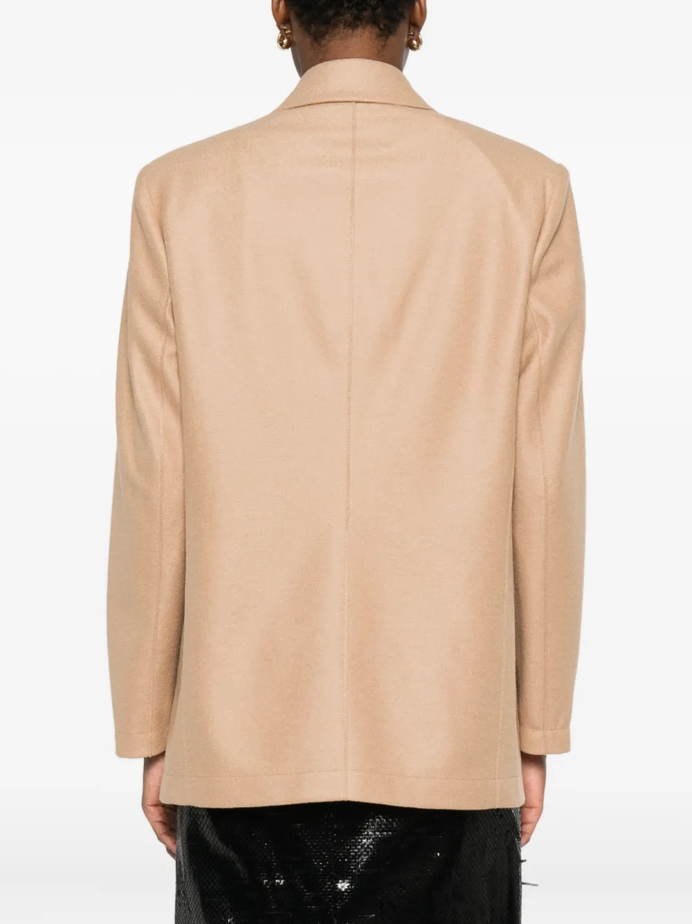 Harris Wharf London Patch-pocket Buttoned Blazer In Brown