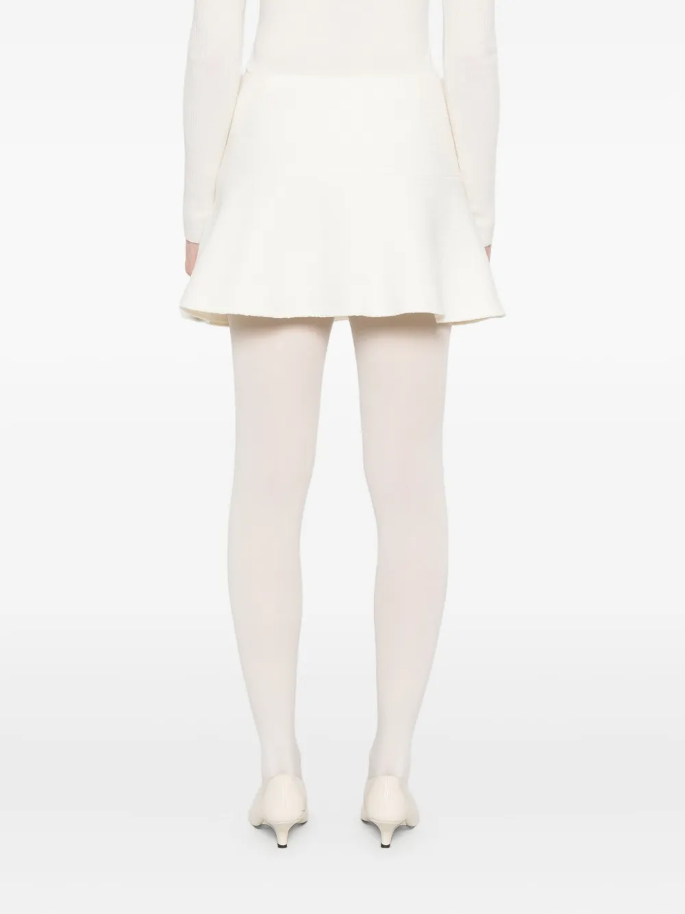 Gucci Mini-rok met ruches Wit