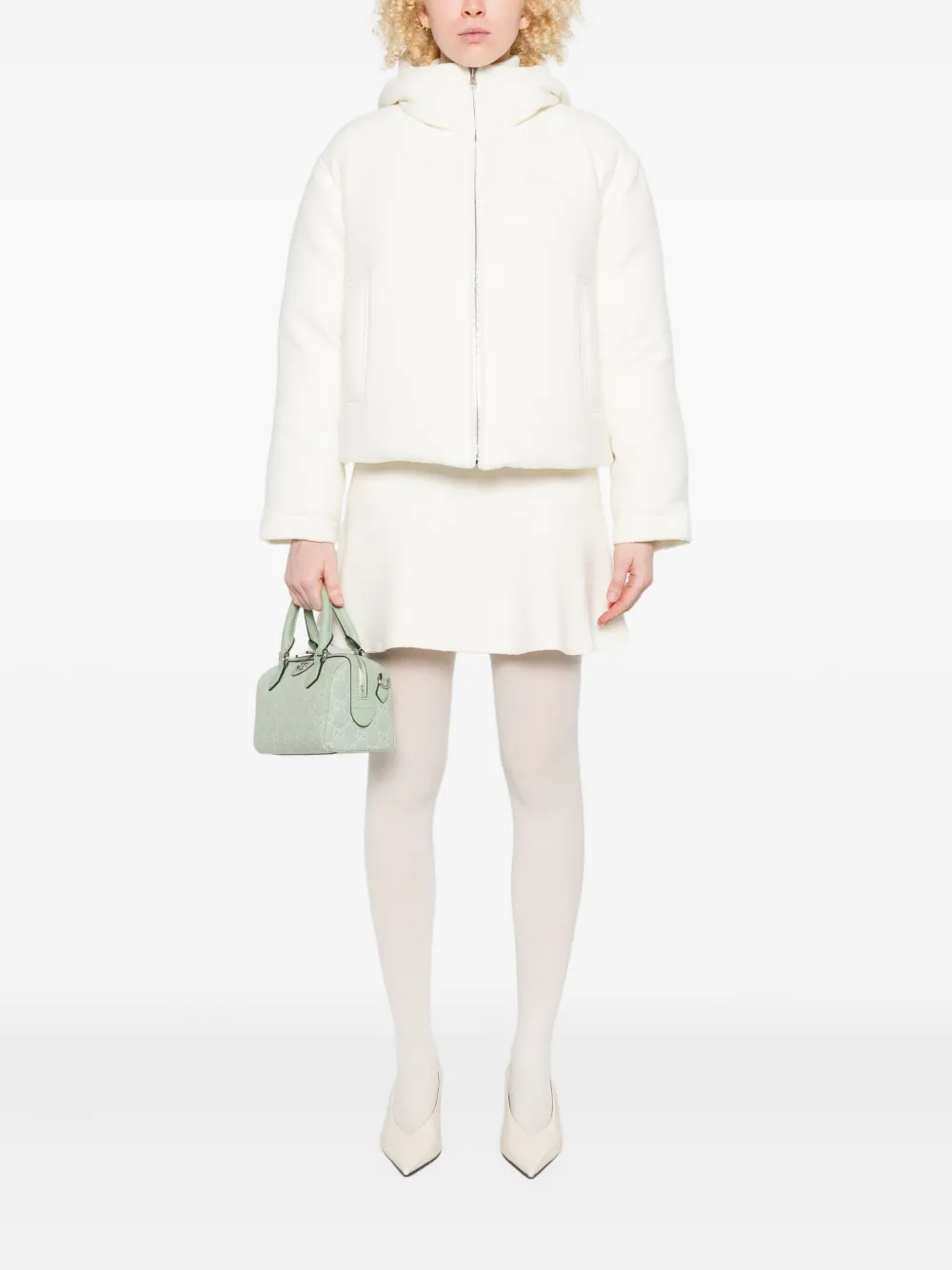 Gucci Mini-rok met ruches - Wit