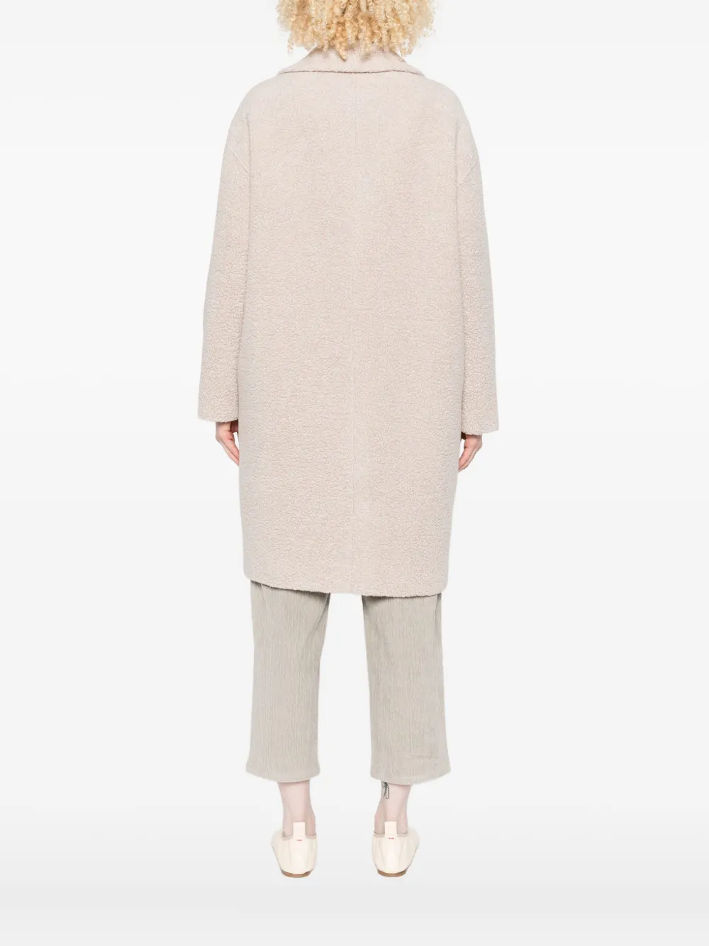 Harris Wharf London Bouclé jas Beige