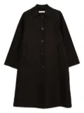 Harris Wharf London Balmacaan button-front raglan-sleeve coat - Brown