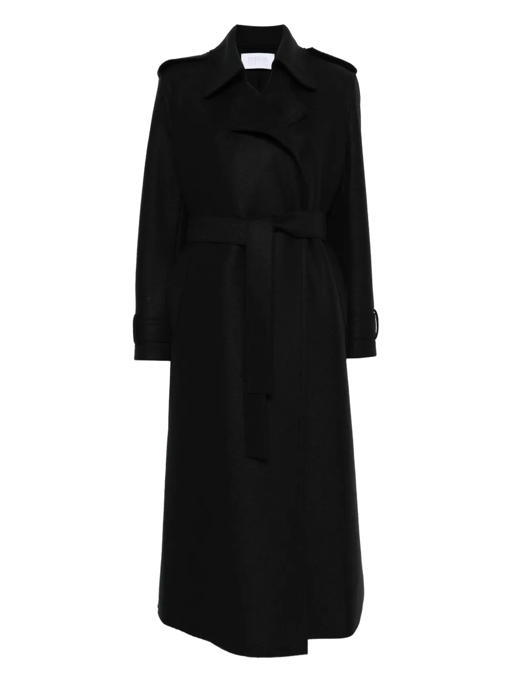 Harris Wharf London belted coat | Black | Image 1