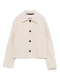 Harris Wharf London button-front cropped jacket - Neutrals