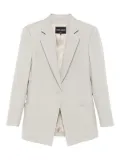 Giorgio Armani single-button patch-pocket blazer - Neutrals