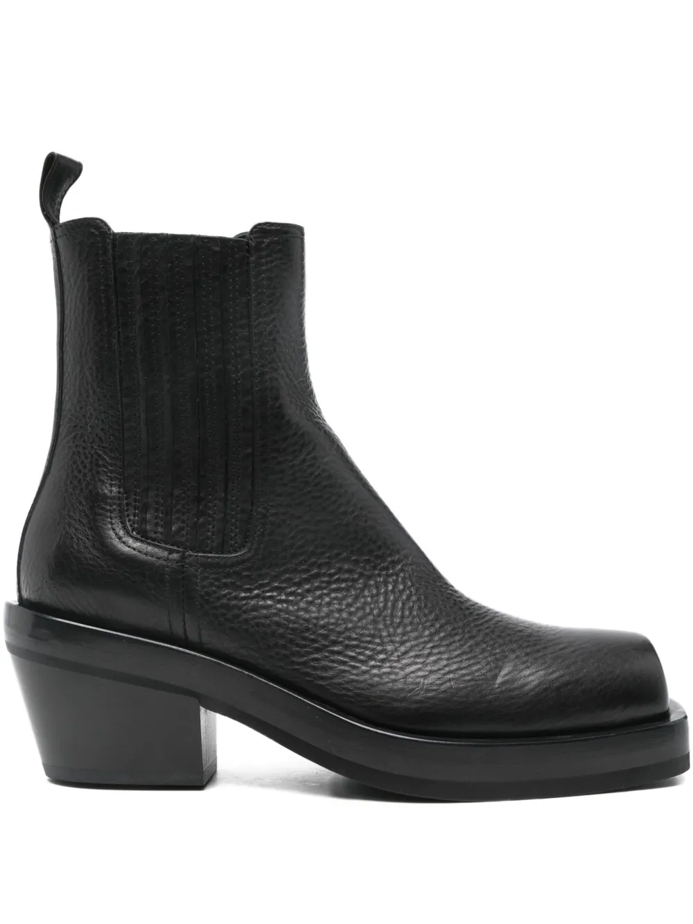 Agl Attilio Giusti Leombruni 70mm Square-toe Boots In Black