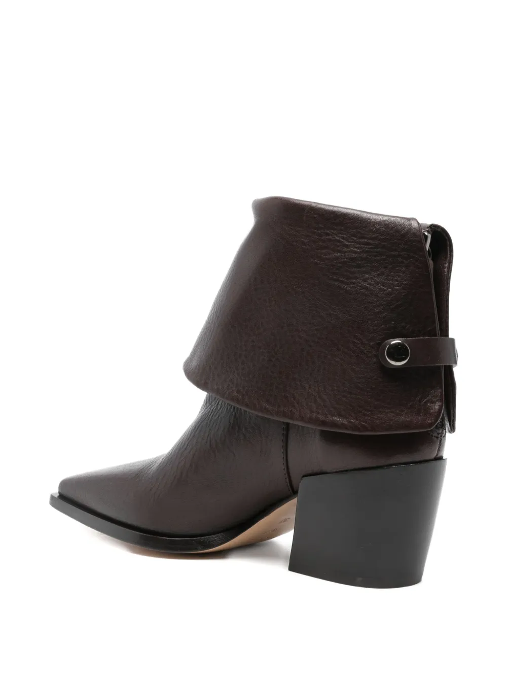 Agl Attilio Giusti Leombruni 70mm Leather Boots In Brown