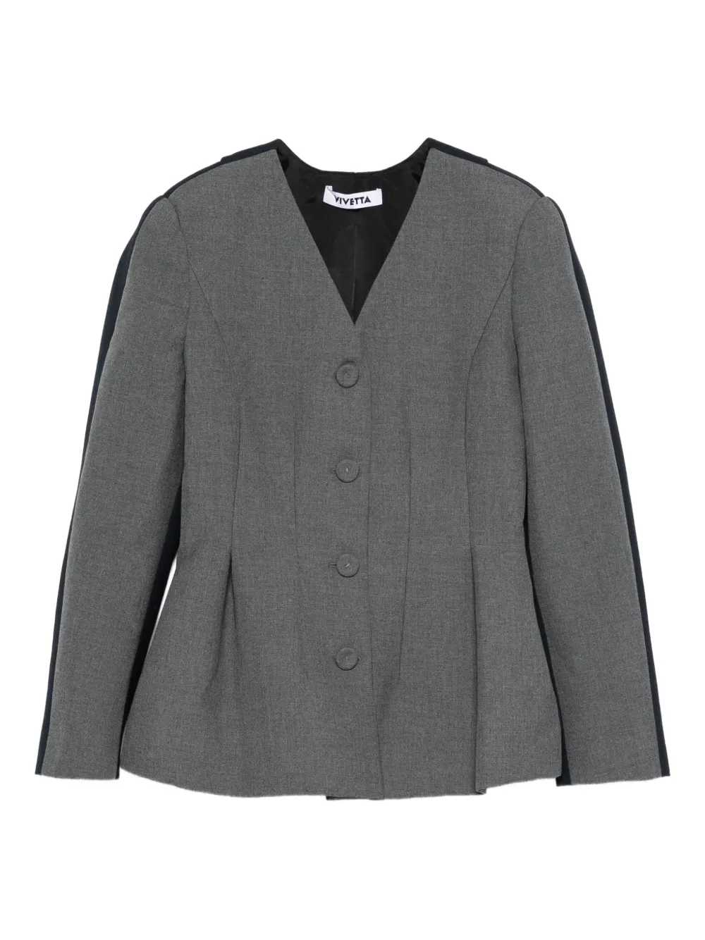 Vivetta chamarra con botones y paneles | gris | Image 1