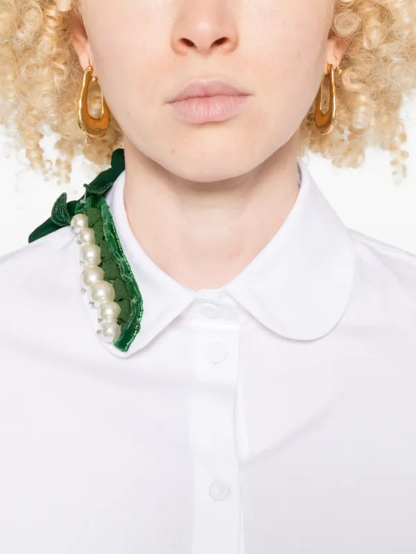 VIVETTA ヴィヴェッタ Tシャツ 刺繍 ホワイト 2015ss ファッション VIVETTA ヴィヴェッタ Tシャツ 刺繍 ホワイト