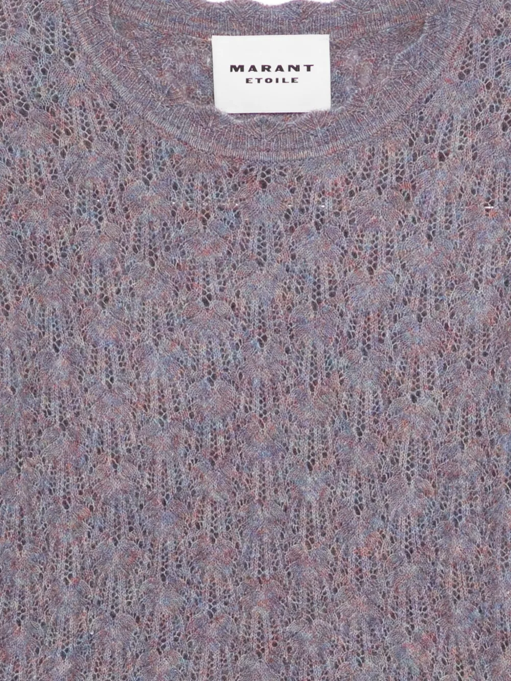 Isabel Marant Étoile Obeline Round-neck Sweater In Purple