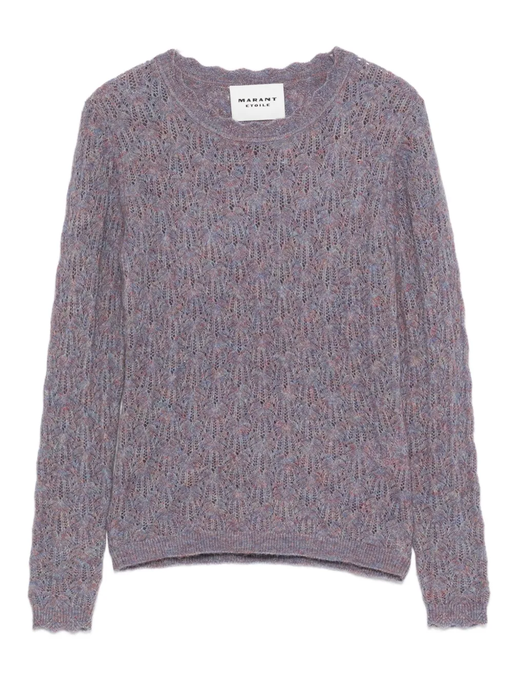 Isabel Marant Étoile Obeline Round-neck Sweater In Purple