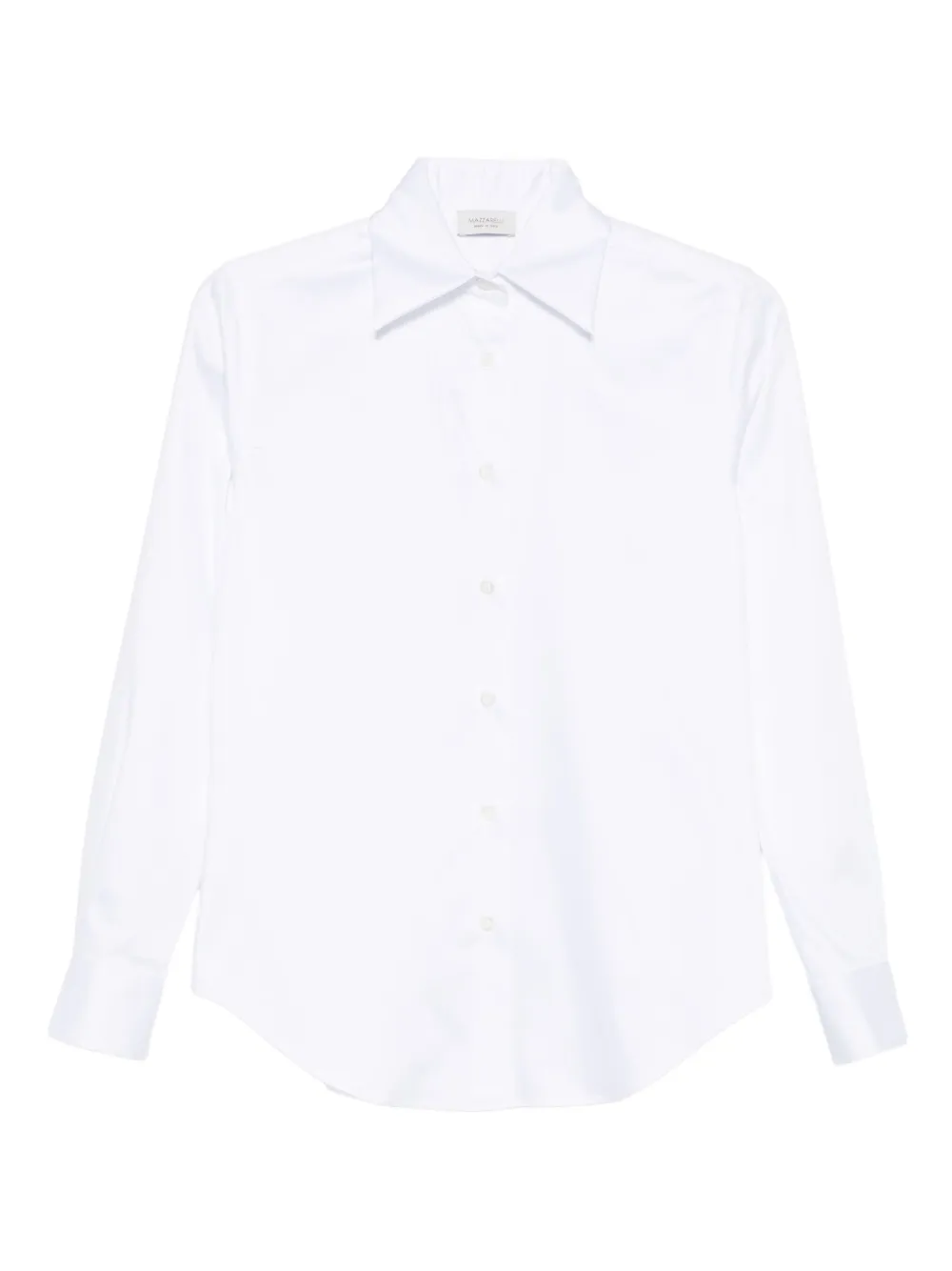 Mazzarelli Gea button-down long-sleeve shirt | White | Image 1