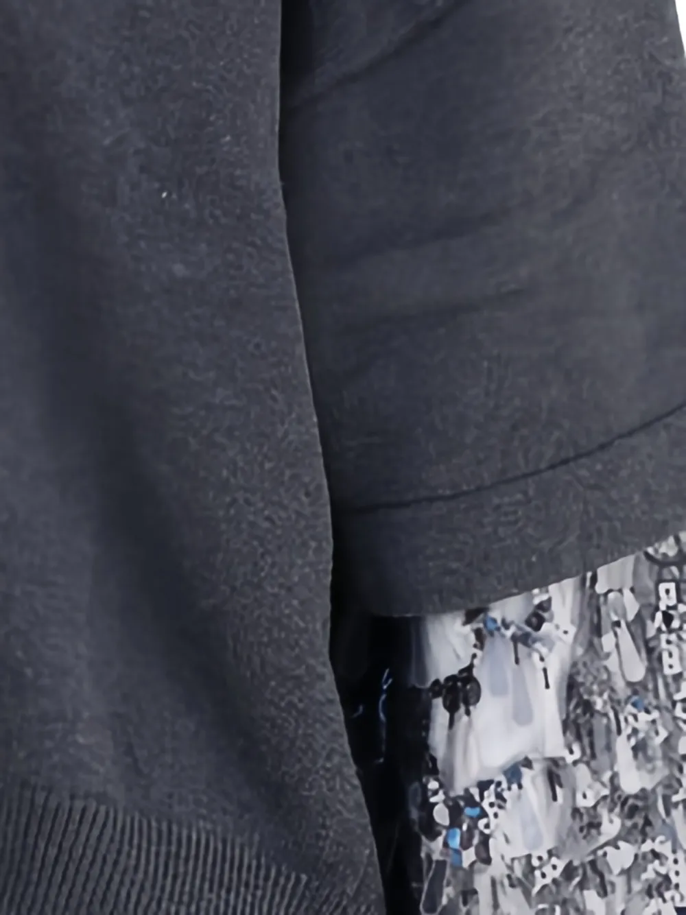 Brunello Cucinelli Sequin-embellished Cashmere Sweater In Gray