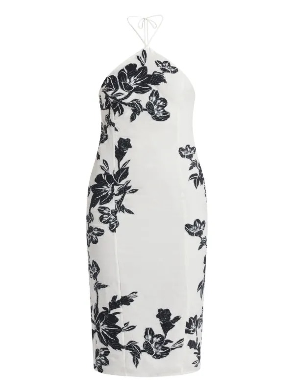 hemant and nandita halter dress Kysha Halter Maxi Dress XS