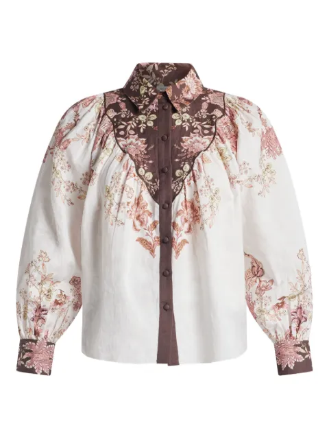 Hemant And Nandita Diza floral buttoned shirt