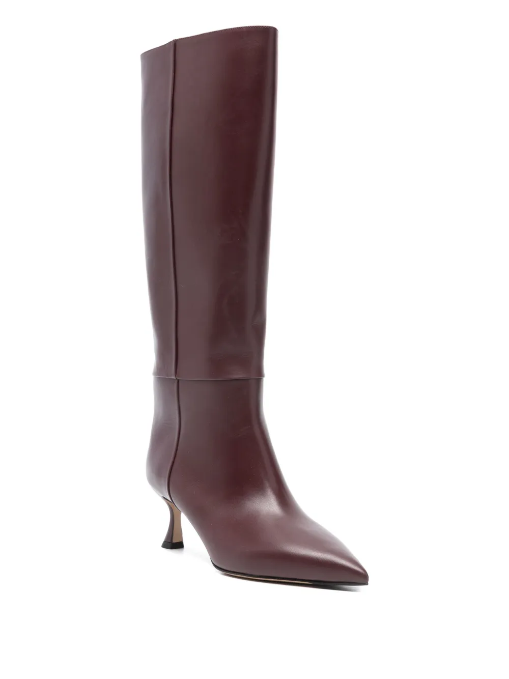 Alexandre Birman 60mm Brena Boots In Burgundy