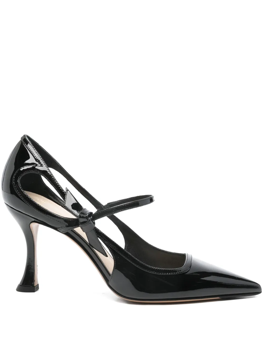 Alexandre Birman 85mm Luita Pointed-toe Pumps In Black