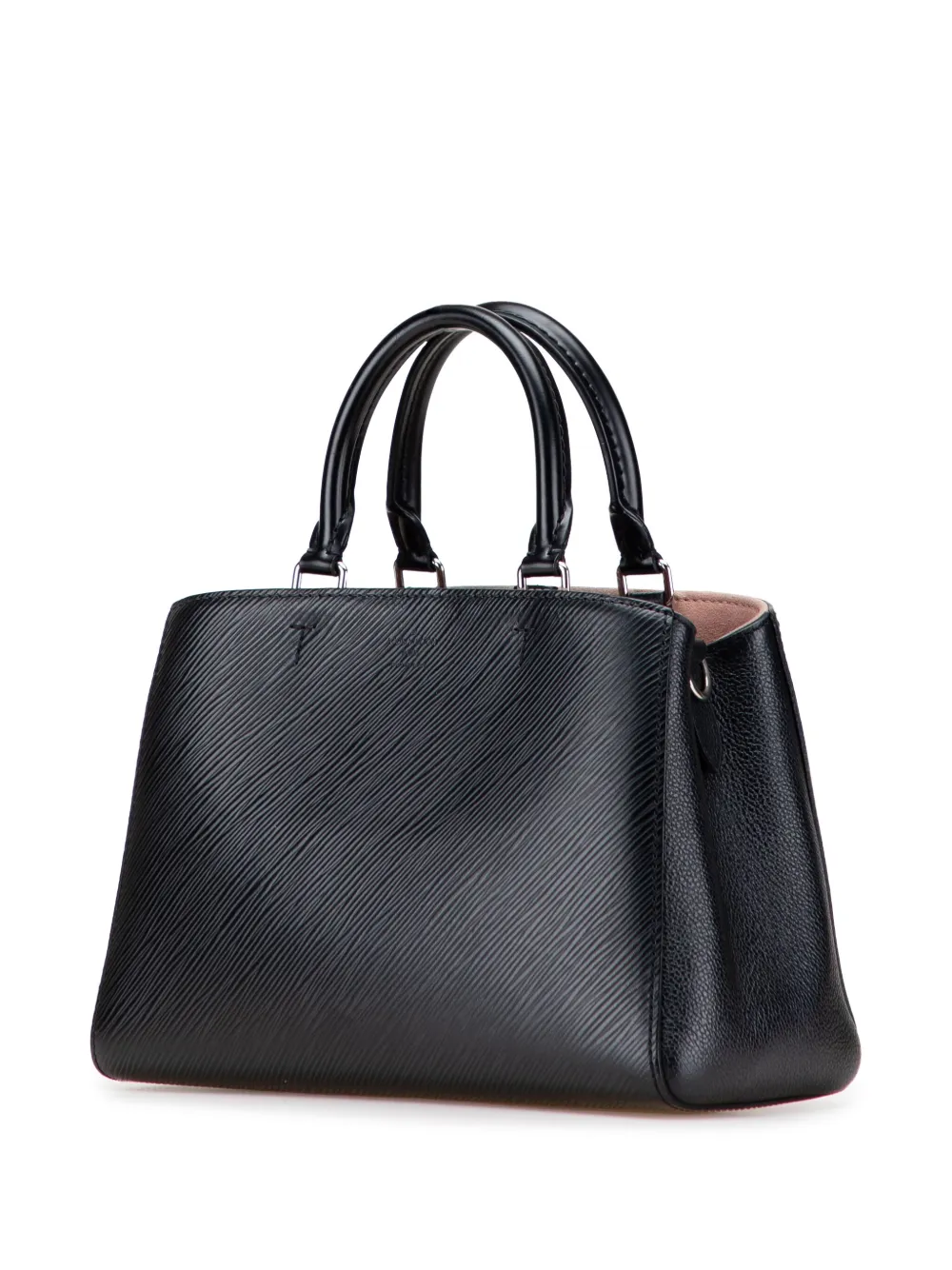 Pre-owned Louis Vuitton 2021-2025 Epi Marelle Satchel In Black